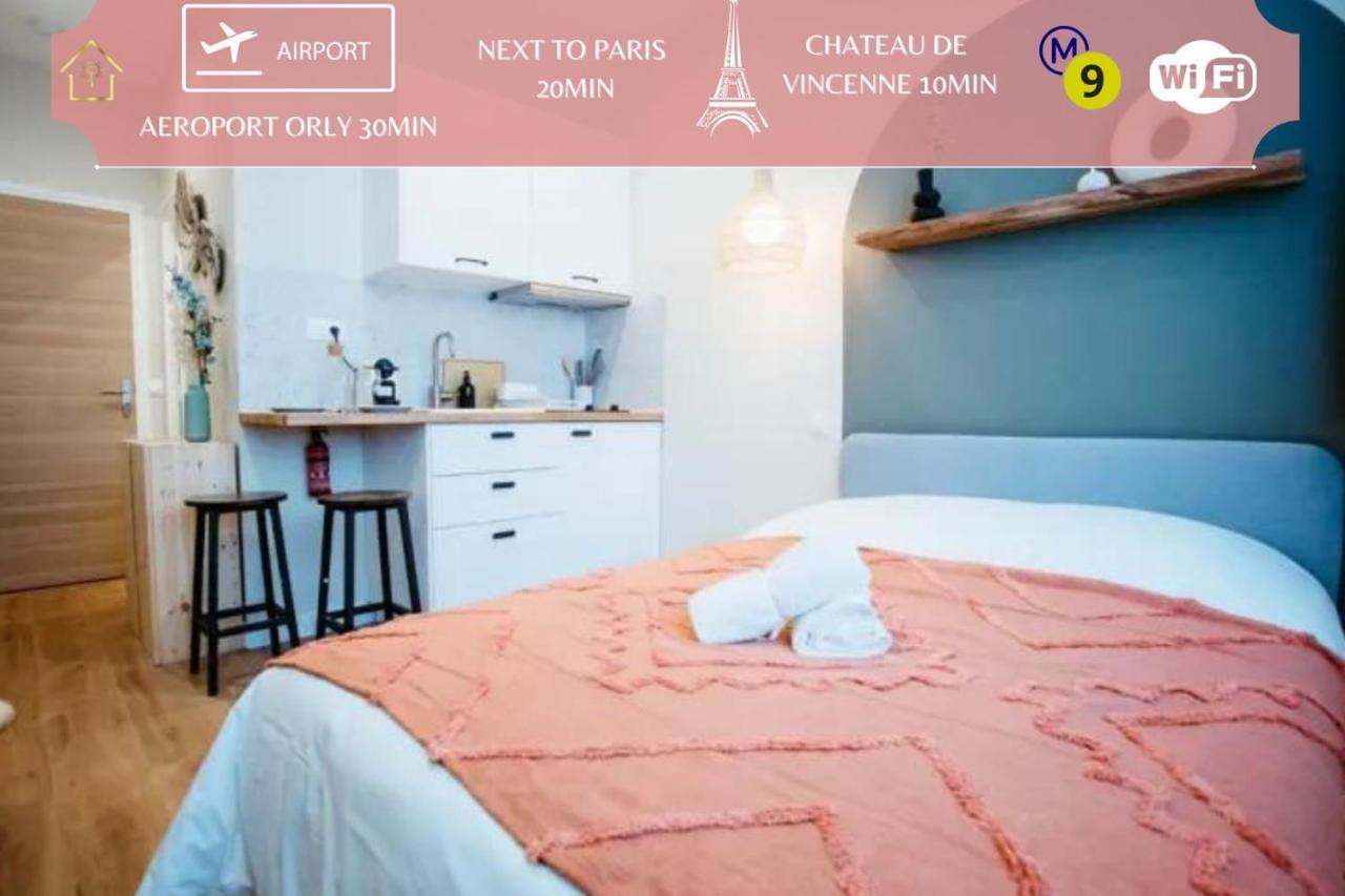 Cosy Appart Hotel Next To Paris Montreuil  Exteriör bild